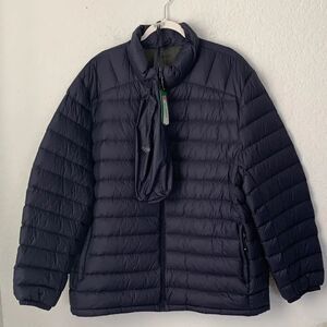 NWT Solaris Outerwear Big Men's Navy Puffer Jacket Size 2XB